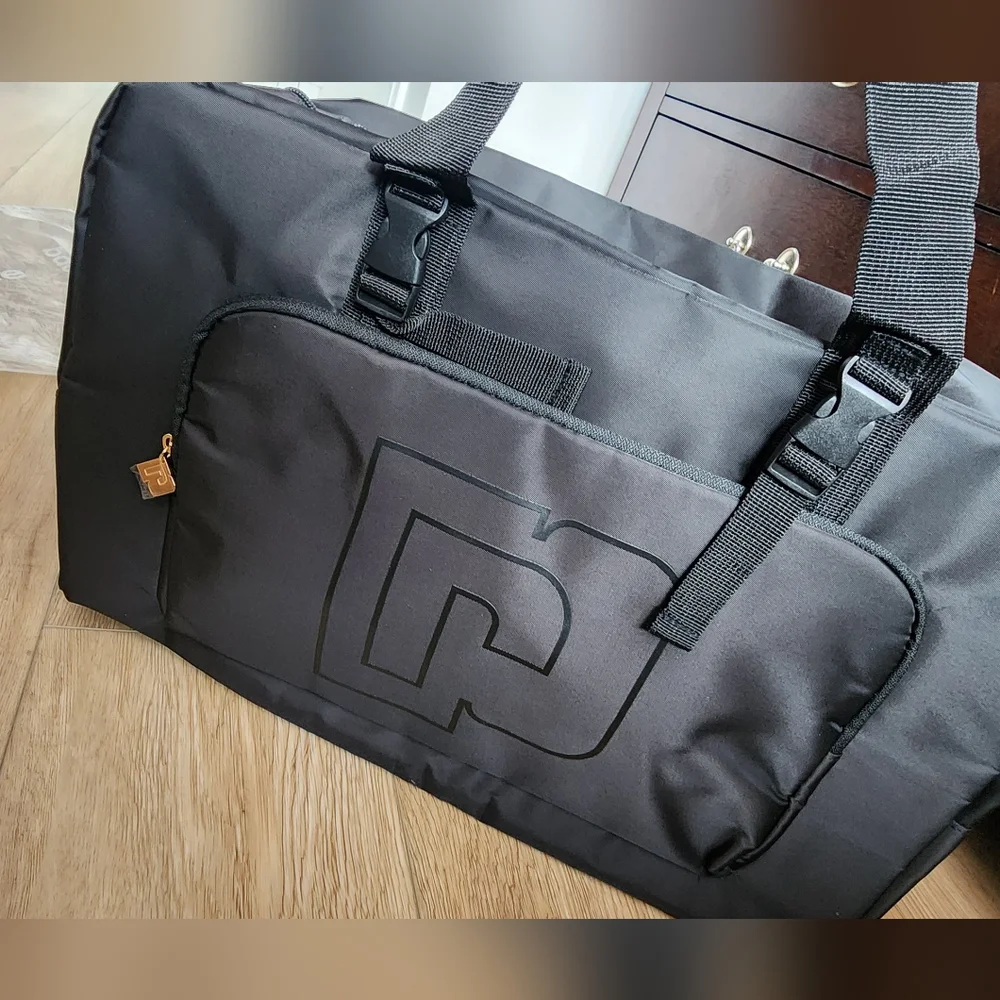 Paco Rabanne XL Black Bag Travel Gym Weekender Duffle Bag Unisex New